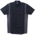 VB771BG - Men's Work Shirts Black with Grey sides