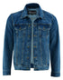 VB510BL Men's Blue Heavy Duty Denim Button Front Jacket