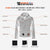 VL1500 Black Waterproof Lightweight Zipper Front Soft Shell Jacket infographic