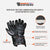 VL404 Vance Leather Two-Strap Lambskin Insulated Gauntlet Glove infographics