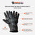 VL419 Vance Leather Padded and Insulated Winter Gauntlet Gloves infographics
