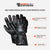 VL445 Vance Leather Insulated Lamb Skin Leather Gauntlet Gloves With Padded Knuckles infographics