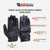 VL474 Vance Leather Armored Knuckle Leather Ladies Riding Gloves infographics