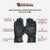 VL476 Premium Leather Driving Glove with Reflective Piping infographics
