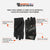 VL477 Men's Burner Lite Textile Motorcycle Gloves infographics