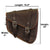 VS152DB L Vance Leather Swing Arm Bag Left Side Distressed Brown