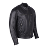 *Closeout* HMM543 High Mileage Premium Men's Black Leather Jacket