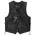 VL922 Vance Leather Men's Premium Leather Lace Side Vest with Gun Pocket