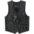 VL921S Standard Leather Men's Plain Side Vest Conceal Carry Pockets & Single Seam Back