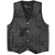 VL906 Premium Cowhide Leather Plain Side Buffalo Nickel Vest