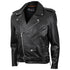 VL515 TG Men's Premium Leather Classic Motorcycle Jacket Lace Sides & Z/O Liner