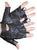 VL447 Vance Leather Fingerless Gloves with Gel Palm