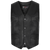 VL921S Standard Leather Men's Plain Side Vest Conceal Carry Pockets & Single Seam Back
