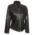VL650 Vance Leathers' Ladies Premium Soft Lightweight Black Fitted Leather Jacket