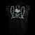 VL1929 Men's Textile Vest with Reflective Skull