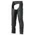 VL804S Zip-Out Insulated Pant Style Zipper Pocket Leather Chaps
