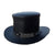 Steampunk Chain Reaction Leather Top Hat