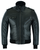 VL551B Vance Leathers' Men's Sven Bomber Black Waxed Premium Cowhide Motorcycle Leather Jacket with Removeable Hood