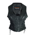 HML1042 High Mileage Ladies Lace Side Leather Vest