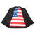 HMM914P High Mileage Men's Zipper and Snap Closure Leather Club Vest with padding Quick Access with American Flag Liner