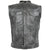 HMM914DG Vance Leather Distressed Gray Motorcycle Club Leather Vest