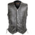 HMM915DG Vance Leather High Mileage Men's Distressed Gray 10 Pocket Vest