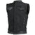 VL1914L Heavy Duty Textile Club Vest with Leather Accents and Snaps And Zipper Closure