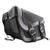 VS205GB Slanted Black and Grey Concealed Carry Braided Saddlebags with and without Studs