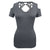 VB021/VB121 - Ladies Half Sleeve Shirts Lace back and shoulder cutoffs