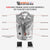 VL926 Men's Premium Naked Leather Classic Motorcycle Vest Plain Side & Belted Waist infographic