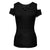 VB026/VB126 - Ladies Half Sleeve Shoulder cutoffs Shirts