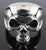 VJ1013 Stainless Steel Men's Punisher Skull Ring