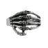 VJ1017 Stainless Steel Men's Skeleton Hand Ring