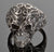 VJ1021 Stainless Steel Men's Tribal Tattoo Skull Ring