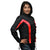VL1556 Ladies Textile Crystal Jacket with Color Accents