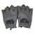 VL403 Men’s Leather Fingerless Glove w/ Gel Palm