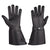 VL432 Men’s Thermal Lined Leather Gauntlet Gloves w Snap Wrist & Cuff