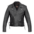VL515S Men's Basic Classic Motorcycle Jacket with Lace Sides & Zip out Liner