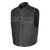 VL935 Vance Leather Men's Reflective Skull Vest with 4 Pockets