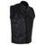 VL914 SOA Style Zipper and Snap Closure Leather Motorcycle Club Vest