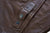 VL550CBr Vance Leathers' Men's Cafe Racer Waxed Lambskin Chocolate Brown Motorcycle Leather Jacket