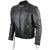 VL511 Vance Leather Cowhide Leather Fully Lined Racer Jacket