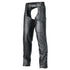 VL804 Pant Style Zipper Pocket Naked Cowhide Leather Chaps
