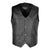 VL901S Vance Leather Men's Basic Leather Plain-Side Vest