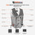 VL1051 Ladies Lace Side Vest with Gun Pockets and Trimmed In Braid infographic