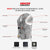HMM908 Buffalo Nickel Leather Vest with Braid and Side Laces infographic