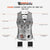 VL1048S Economy Leather Ladies Five-Snap Lace Side Vest infographic