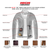 HML703T High Mileage Ladies Brown Fringe and Rivet Leather Jacket infographic