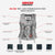 HML1104B Ladies Premium Black Vest with Fringes and Rivets infographic