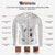 VL550Br Vance Leathers' Men's Cafe Racer Waxed Lambskin Austin Brown Motorcycle Leather Jacket infographic